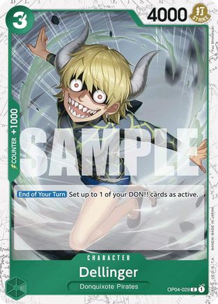 Dellinger (Jolly Roger Foil) (OP04-029) - [Premium Booster -The Best-] Foil