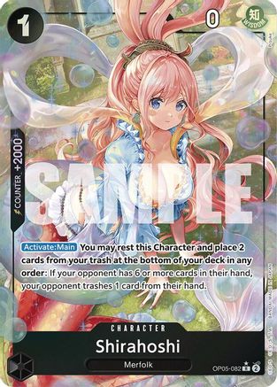 Shirahoshi (OP05-082) (Alternate Art) (OP05-082) - [Premium Booster -The Best-] Foil