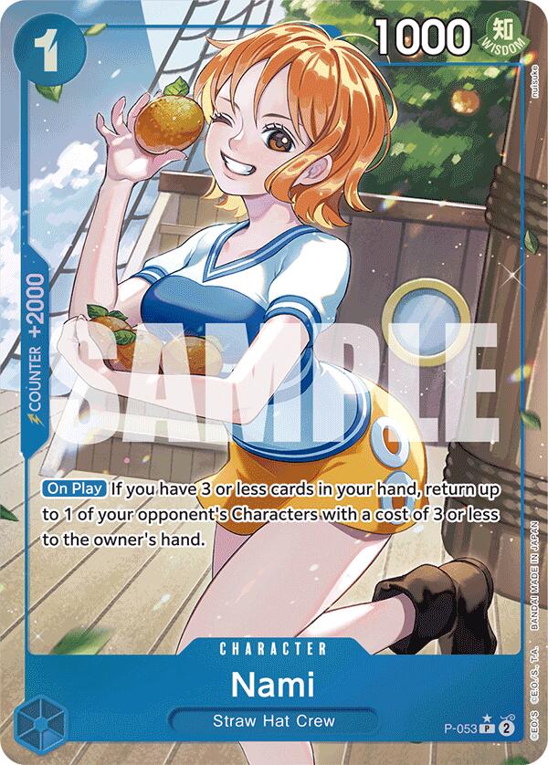 Nami (P-053) (Full Art) [Premium Booster -The Best-]