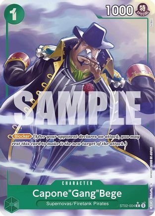 Capone"Gang"Bege (ST02-004) (Alternate Art) (ST02-004) - [Premium Booster -The Best-] Foil