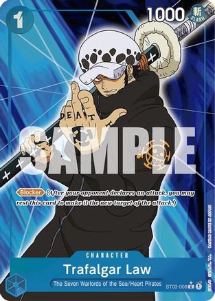 Trafalgar Law (ST03-008) (Full Art) (ST03-008) - [Premium Booster -The Best-] Foil
