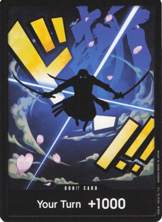 DON!! Card (Zoro) - [Premium Booster -The Best-]