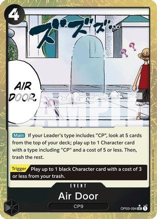 Air Door (Textured Foil) (OP03-094) - [Premium Booster -The Best-] Foil