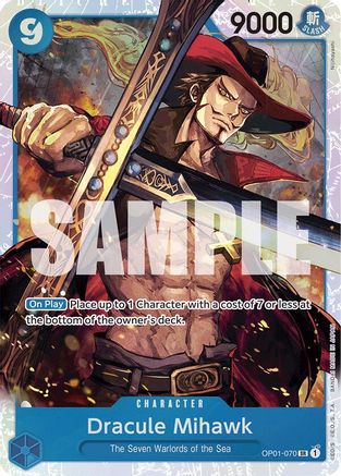 Dracule Mihawk (OP01-070) (Reprint) (OP01-070) - [Premium Booster -The Best-] Foil