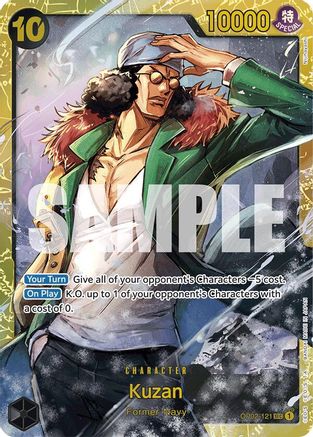 Kuzan (OP02-121) (Reprint) (OP02-121) - [Premium Booster -The Best-] Foil