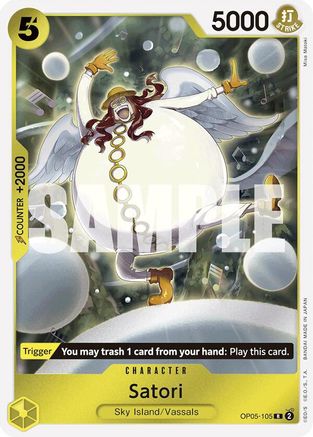 Satori (Reprint) (OP05-105) - [Premium Booster -The Best-] Foil