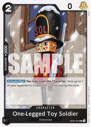 One-Legged Toy Soldier (Reprint) (OP05-081) - [Premium Booster -The Best-]