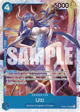 Ulti (Reprint) (OP05-043) - [Premium Booster -The Best-] Foil
