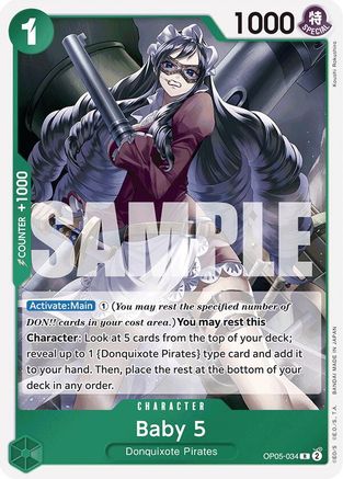 Baby 5 (OP05-034) (Reprint) (OP05-034) - [Premium Booster -The Best-] Foil