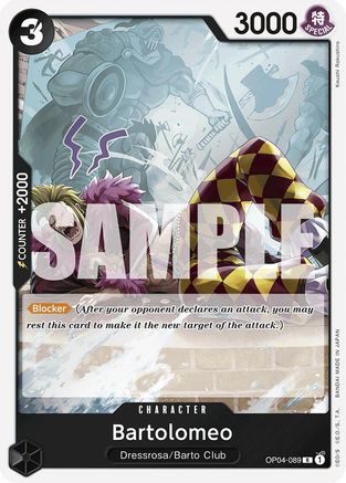 Bartolomeo (OP04-089) (Reprint) (OP04-089) - [Premium Booster -The Best-] Foil