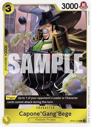 Capone"Gang"Bege (OP04-100) (Reprint) (OP04-100) - [Premium Booster -The Best-] Foil