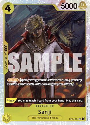 Sanji (Reprint) (OP04-104) - [Premium Booster -The Best-] Foil