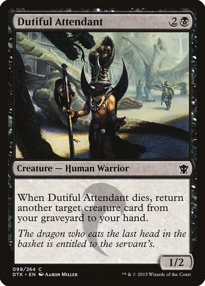 Dutiful Attendant [Dragons of Tarkir] Foil