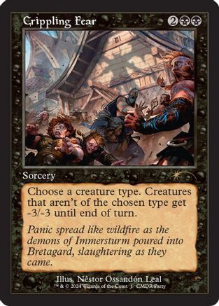 Crippling Fear (Retro Frame)  [WPN & Gateway Promos] Foil