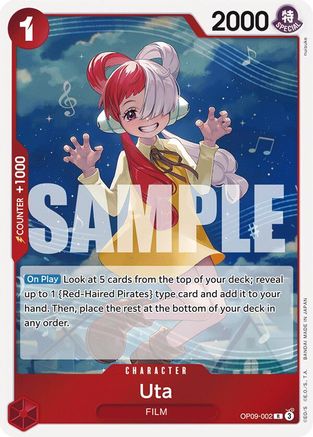 Uta (OP09-002) - [Emperors in the New World] Foil