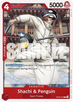 Shachi & Penguin (OP09-003) - [Emperors in the New World]