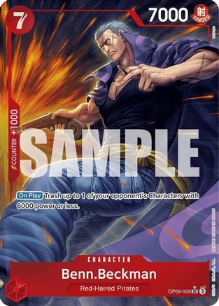 Benn.Beckman (Parallel) (OP09-009) - [Emperors in the New World] Foil