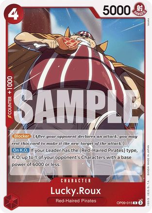 Lucky.Roux (OP09-015) - [Emperors in the New World] Foil
