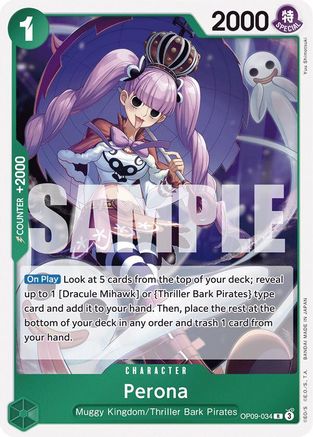 Perona (OP09-034) - [Emperors in the New World] Foil