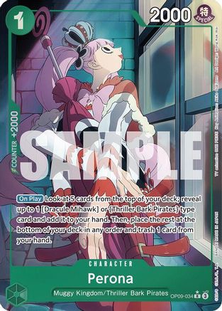 Perona (Parallel) (OP09-034) - [Emperors in the New World] Foil
