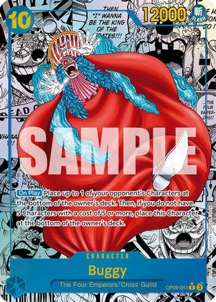 Buggy (051) (Manga) (OP09-051) - [Emperors in the New World] Foil