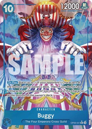 Buggy (051) (Alternate Art) (OP09-051) - [Emperors in the New World] Foil
