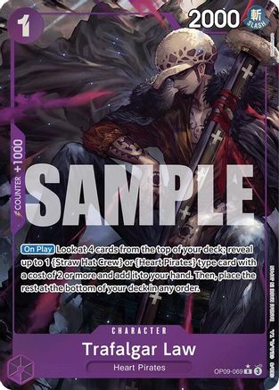 Trafalgar Law (069) (Parallel) (OP09-069) - [Emperors in the New World] Foil