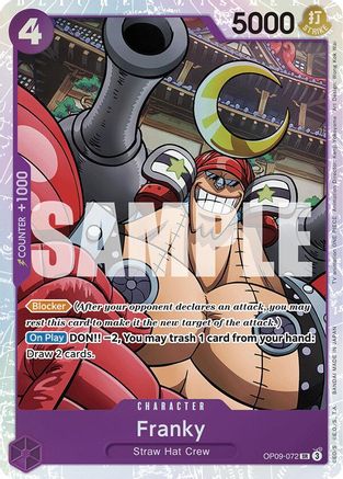 Franky (OP09-072) - [Emperors in the New World] Foil