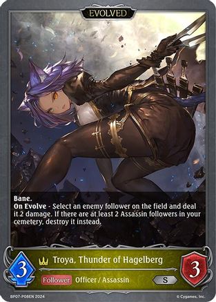 Troya, Thunder of Hagelberg (Evolved) - P08EN (F