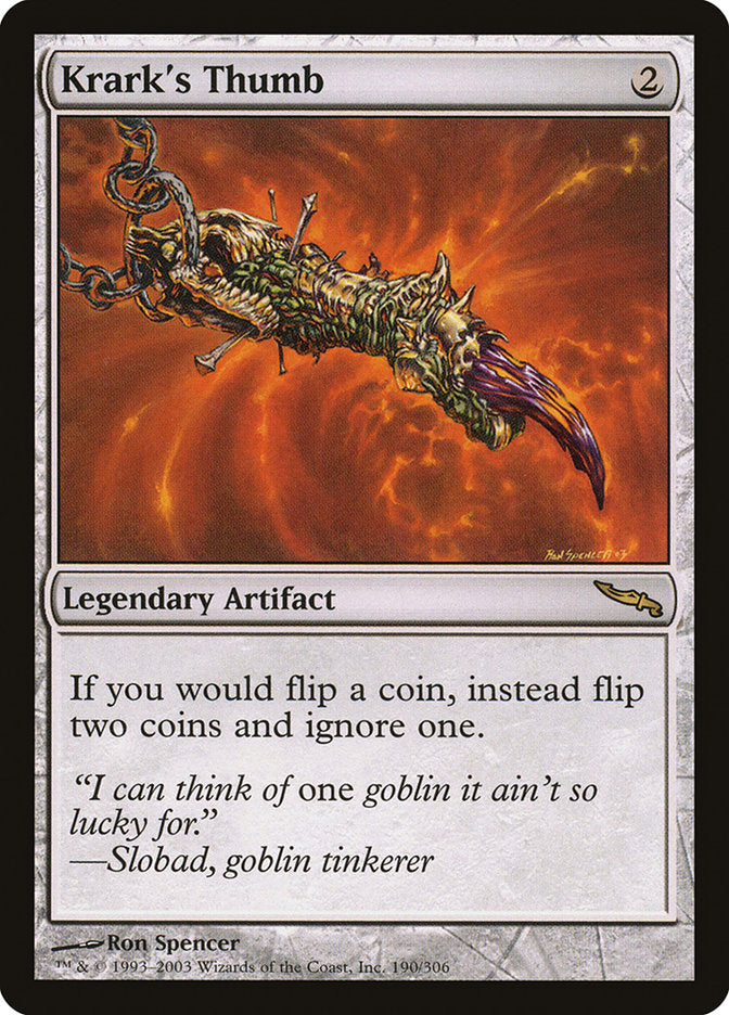 Krark's Thumb [Mirrodin] Foil
