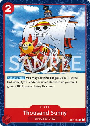 Thousand Sunny (ST01-017) - [Revision Pack Cards]