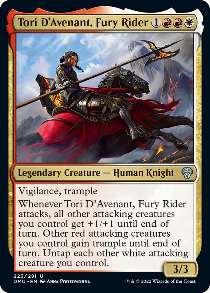 Tori D'Avenant, Fury Rider [Dominaria United] Foil