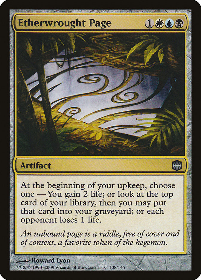 Etherwrought Page [Alara Reborn] Foil