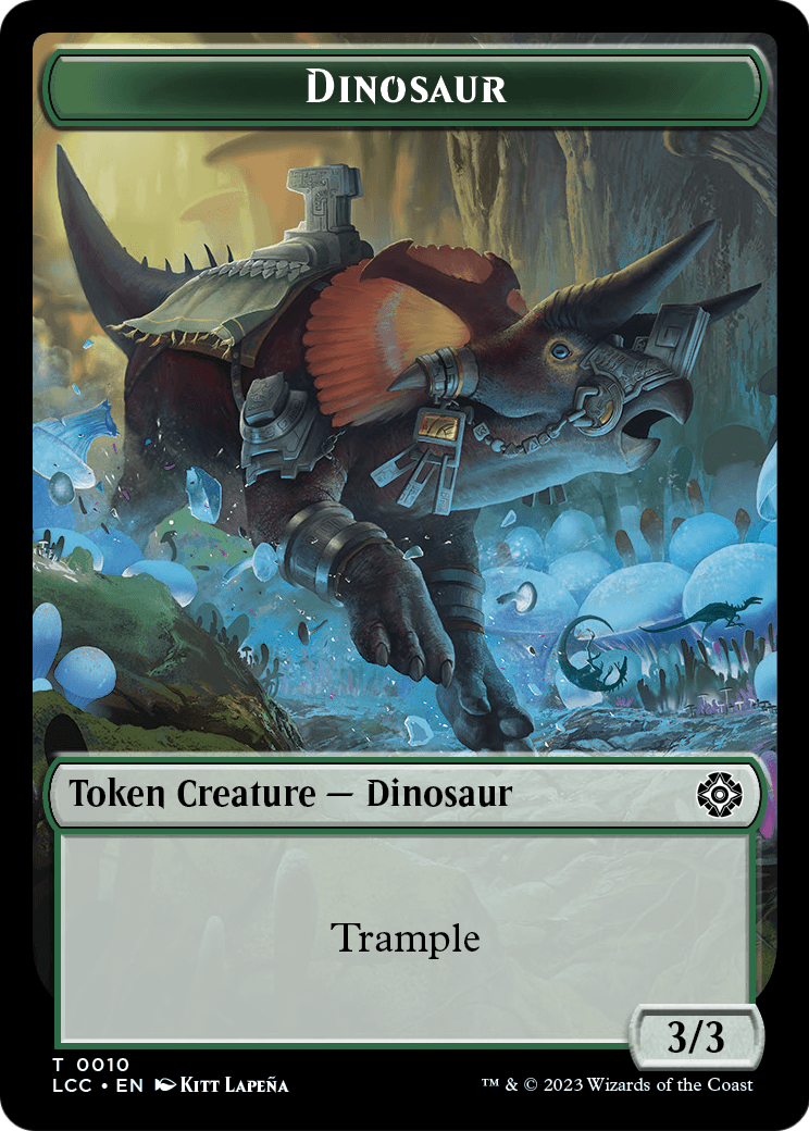 Dinosaur  [The Lost Caverns of Ixalan Commander Tokens]