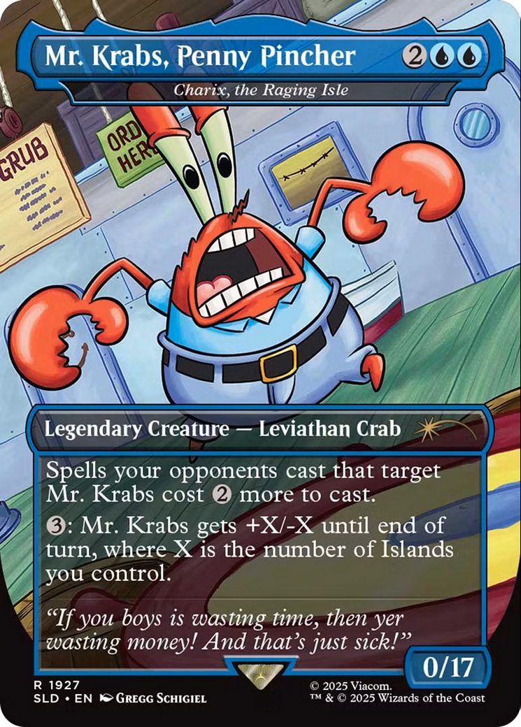 Mr. Krabs, Penny Pincher - Charix, the Raging Isle [Secret Lair Drop Series] Foil