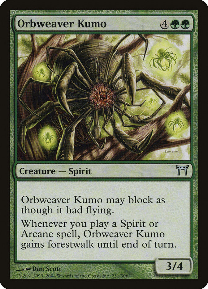 Orbweaver Kumo [Champions of Kamigawa] Foil