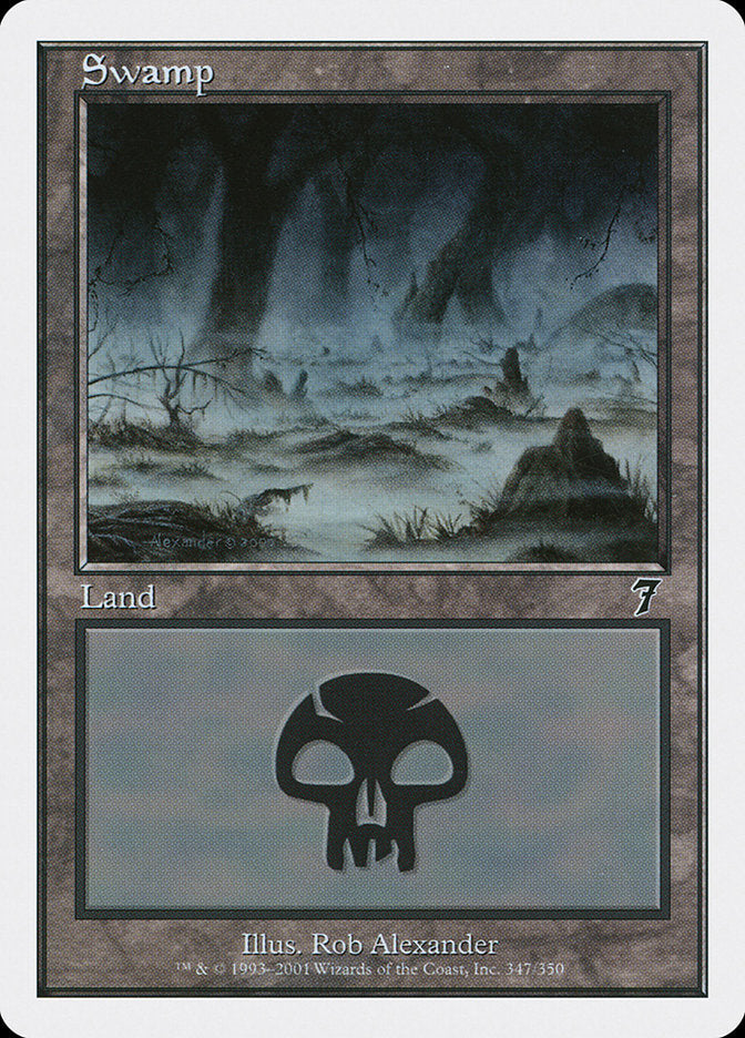 Swamp (347) [Seventh Edition] Foil