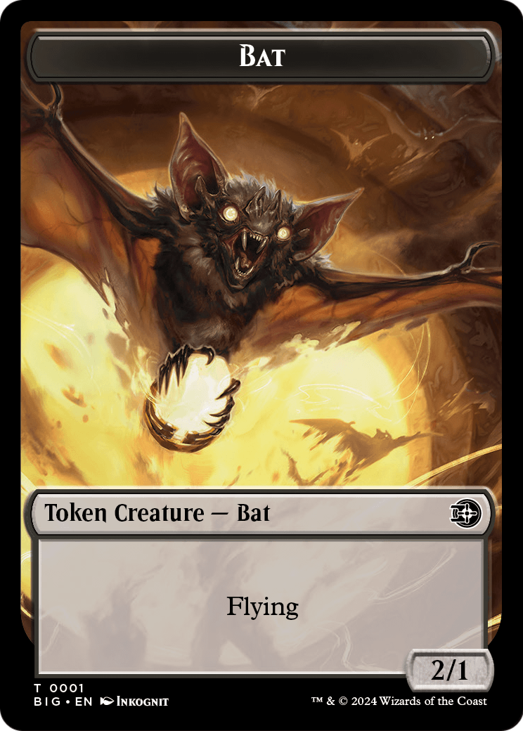 Bat  [The Big Score Tokens] Foil