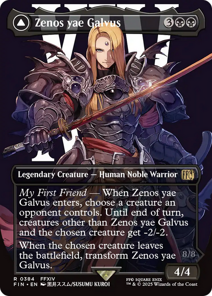 Zenos yae Galvus // Shinryu, Transcendent Rival (Borderless) [FINAL FANTASY] Foil