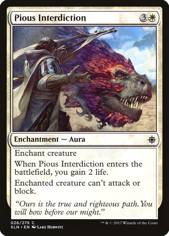 Pious Interdiction [Ixalan] Foil
