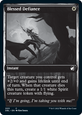 Blessed Defiance [Innistrad: Double Feature] Foil