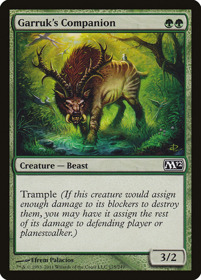Garruk's Companion [Magic 2012] Foil