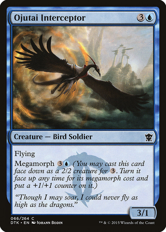 Ojutai Interceptor [Dragons of Tarkir] Foil