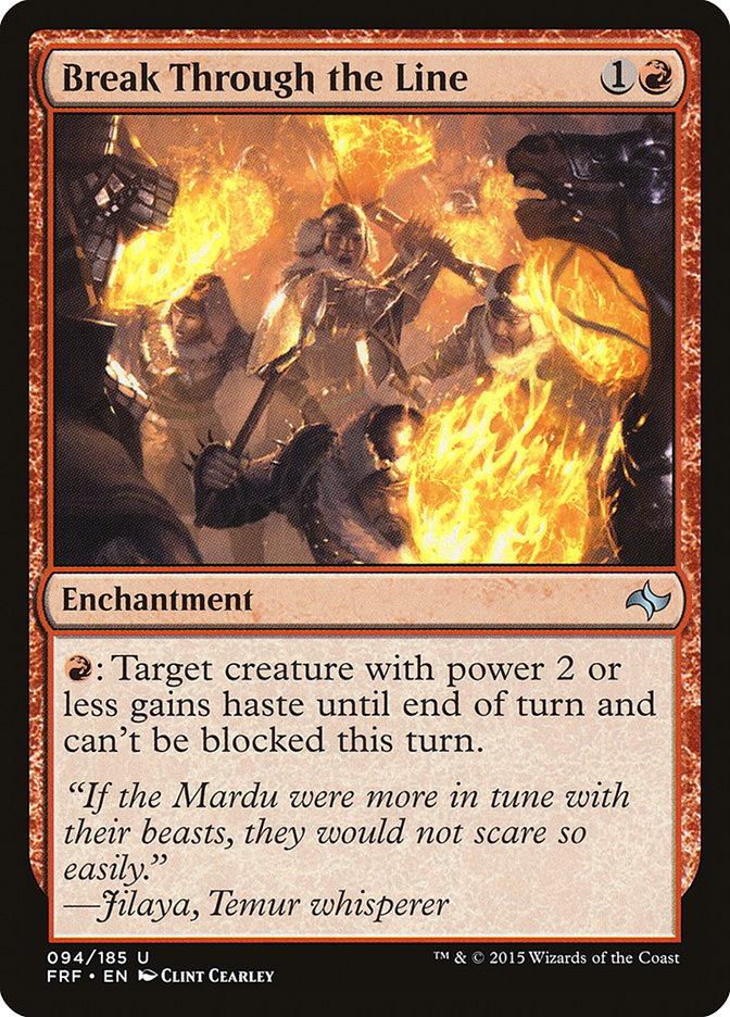 Break Through the Line [Fate Reforged] Foil