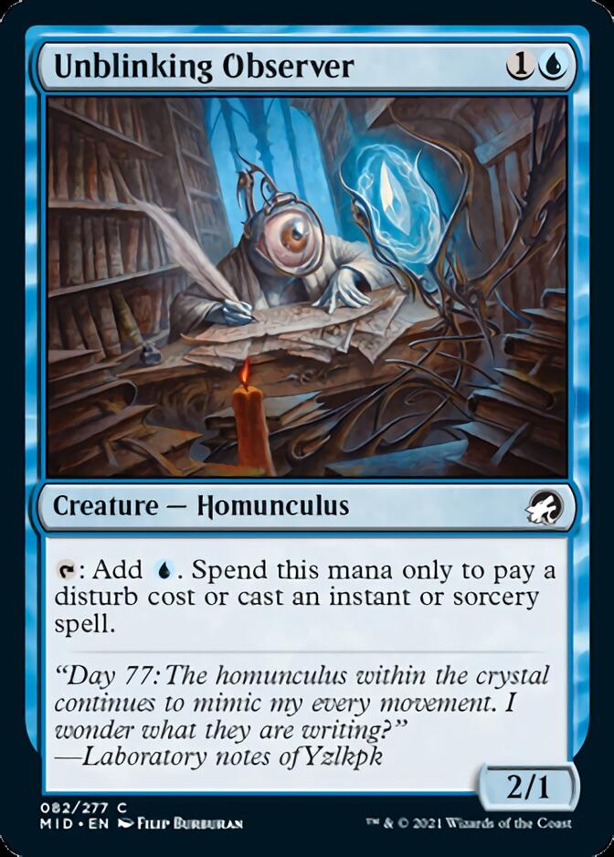 Unblinking Observer [Innistrad: Midnight Hunt] Foil