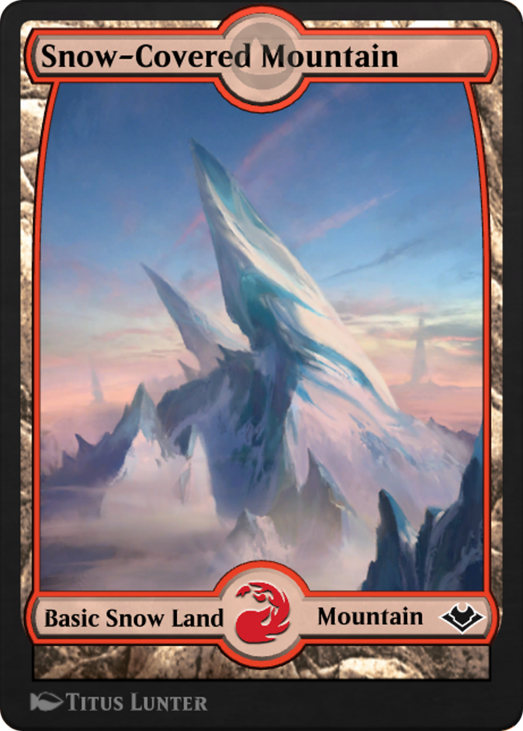 Snow-Covered Mountain  [MTG Arena Promos]: (Full Art)