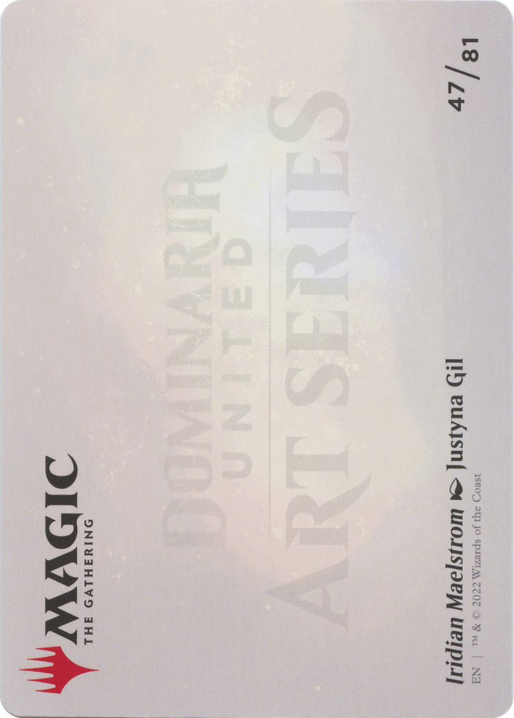 Iridian Maelstrom // Iridian Maelstrom  [Dominaria United Art Series] (Borderless) Foil