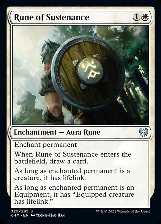 Rune of Sustenance [Kaldheim] Foil