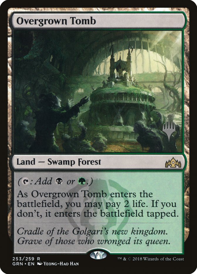 Overgrown Tomb (Promo Pack) [Guilds of Ravnica Promos] Foil