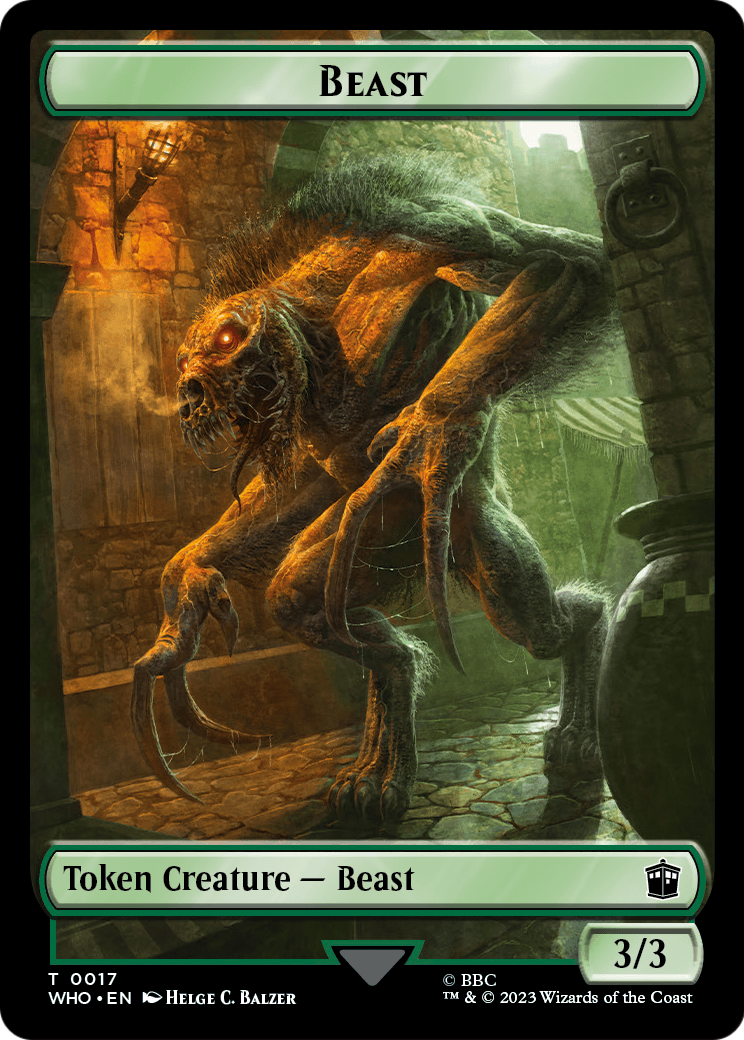 Beast  [Doctor Who Tokens]